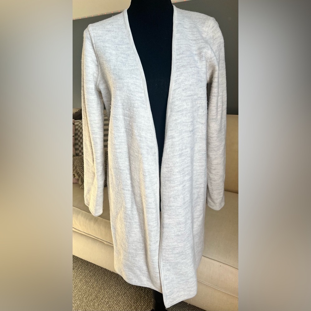 MADEWELL - LOMBARD CREAM WOOL CARDIGAN - SIZE XS